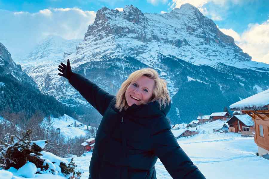 Ulrike Lang in der Schweiz, Grindelwald