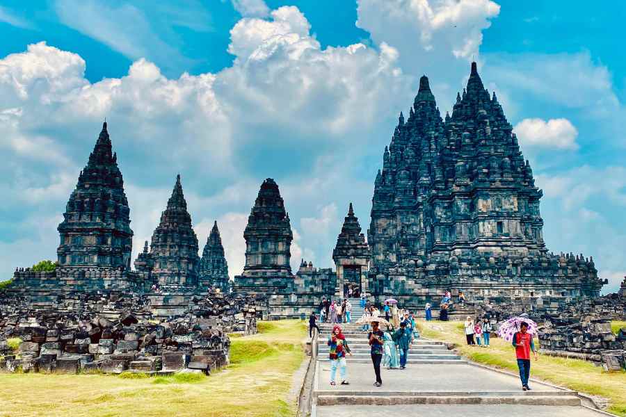 Prambanan-Tempel in Yogyakarta, UNESCO Welterbestätte<br />
