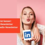 2 Frauen die sich fragen, was besser ist: Ein Email-Newsletter oder ein LinkedIn-Newsletter?