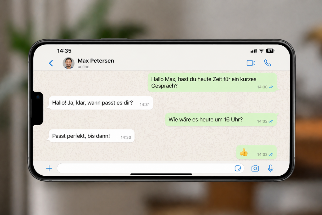 Chat am Smartphone