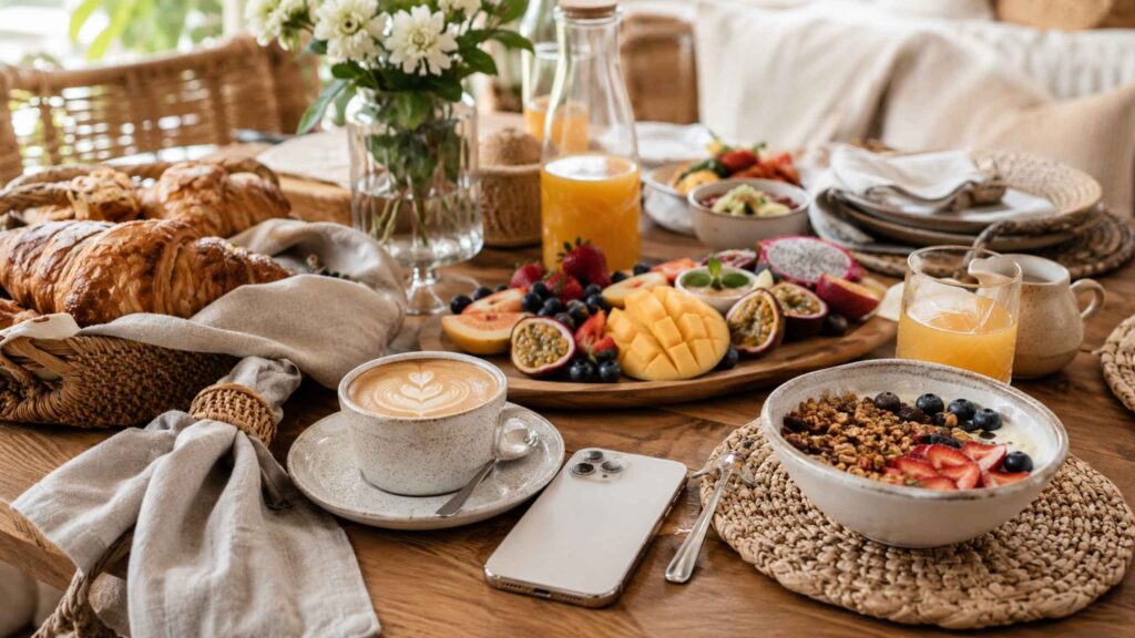 Smartphone und Kaffeetasse – als Chatter brauchst du täglich nur 30 Minuten und erfüllst damit eine wichtige Voraussetzung fürs Anonym Chatten
